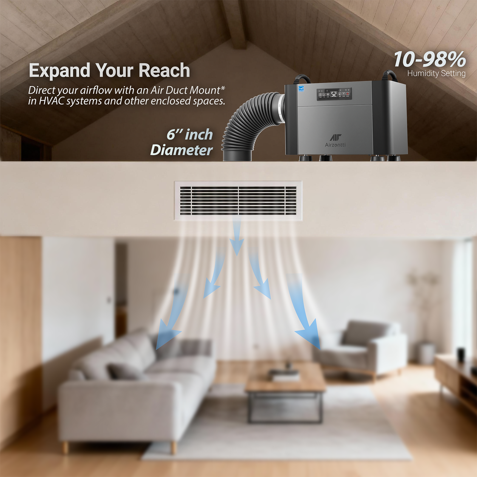 155 Pints Dehumidifier with Drain Hose