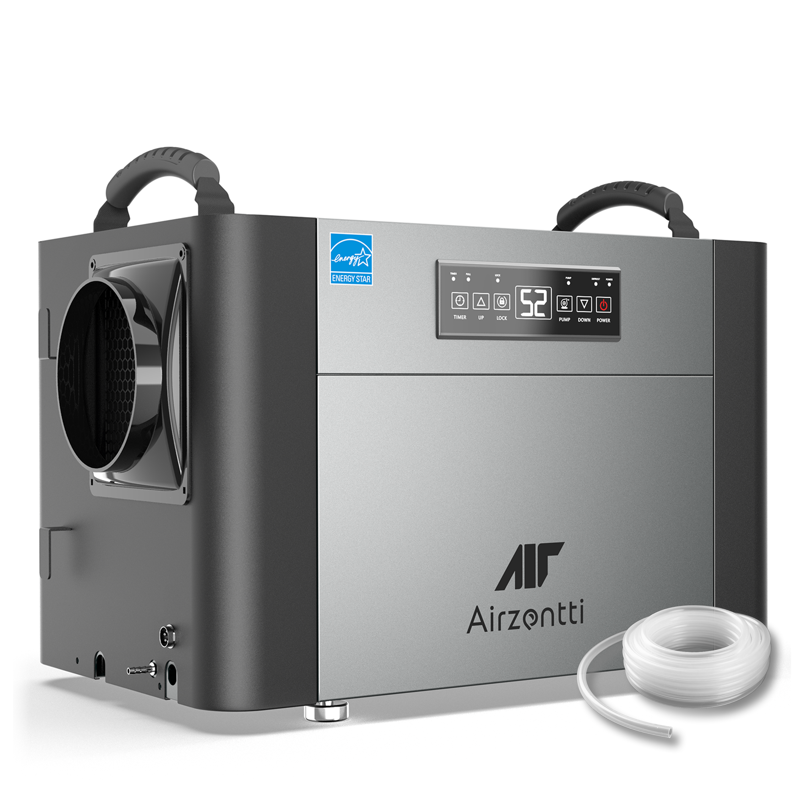 Commercial Dehumidifier, 155 Pints with Pump and Drain Hose - Energy Star Certified