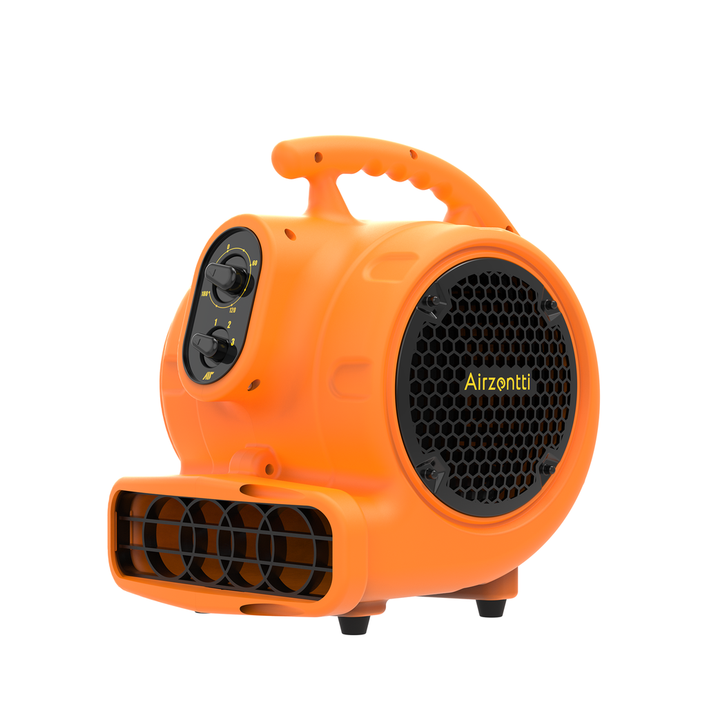 Air Mover, 1100 CFM 1/4 HP 200W with Timer